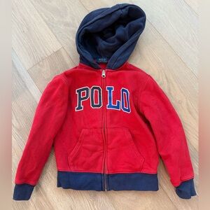 Polo by Ralph Lauren Kids Hoodie in Red and Navy